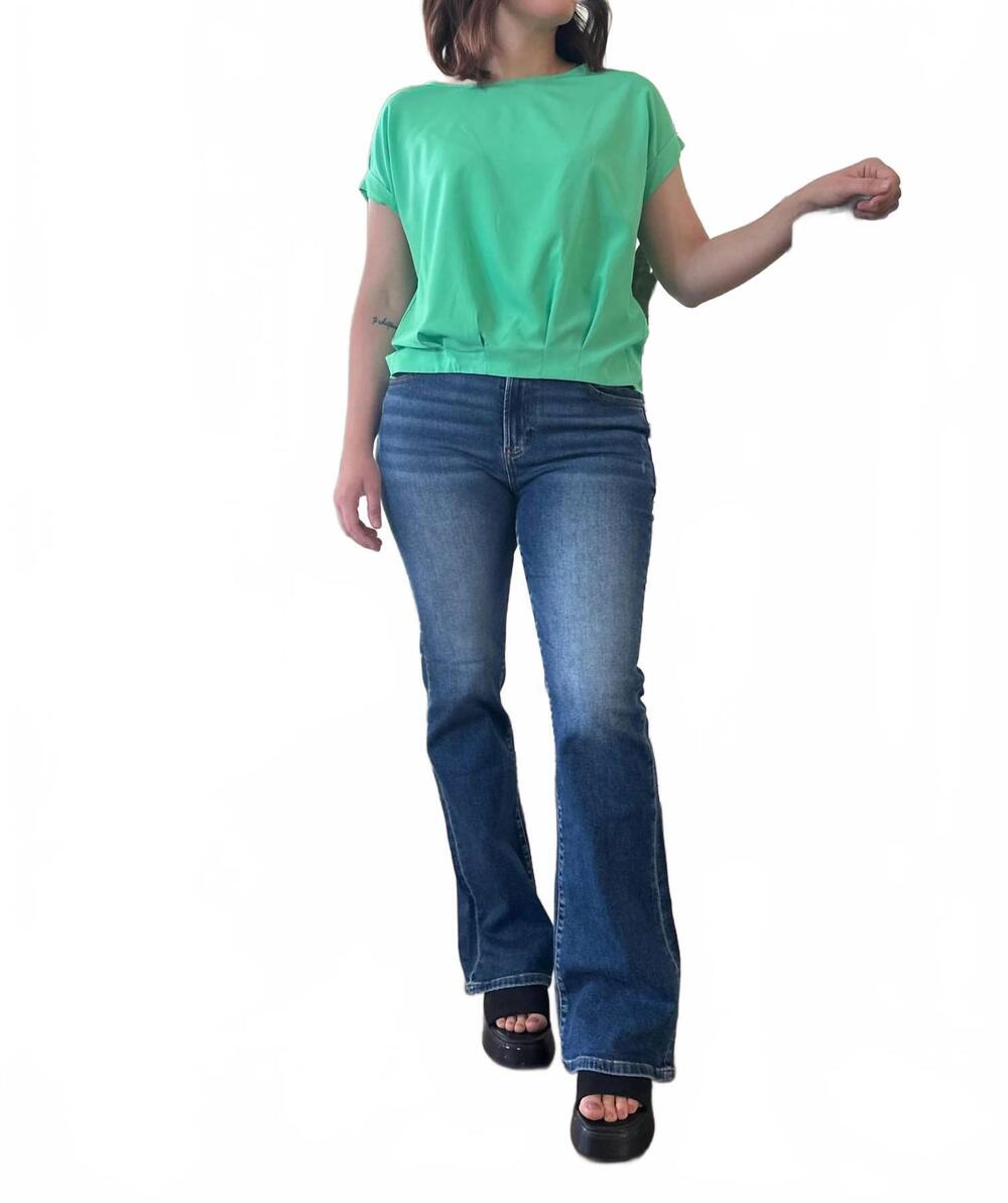 NEW RISEN mesa high rise bootcut jeans in dark wash
